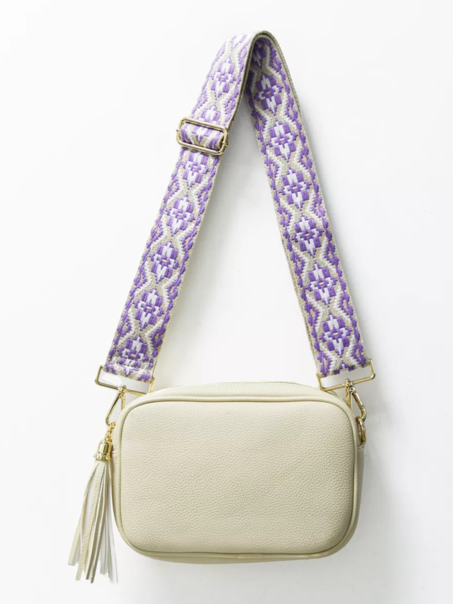 Vegan Leather Crossbody Bag - Assorted Colors