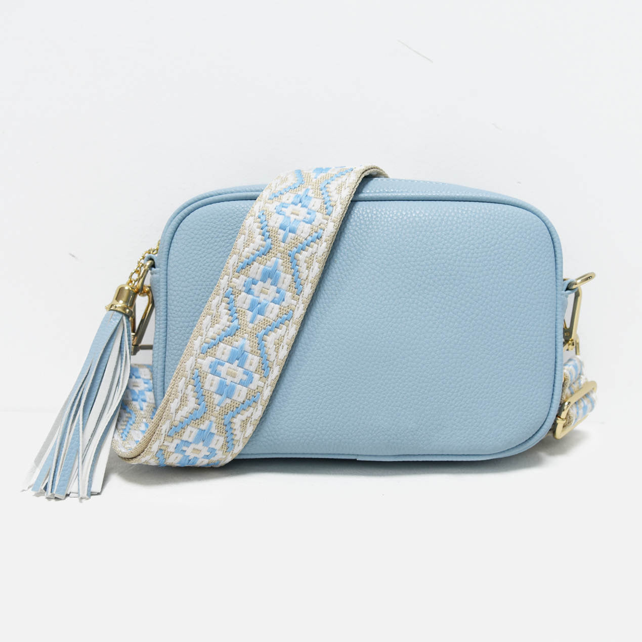Vegan Leather Crossbody Bag - Assorted Colors