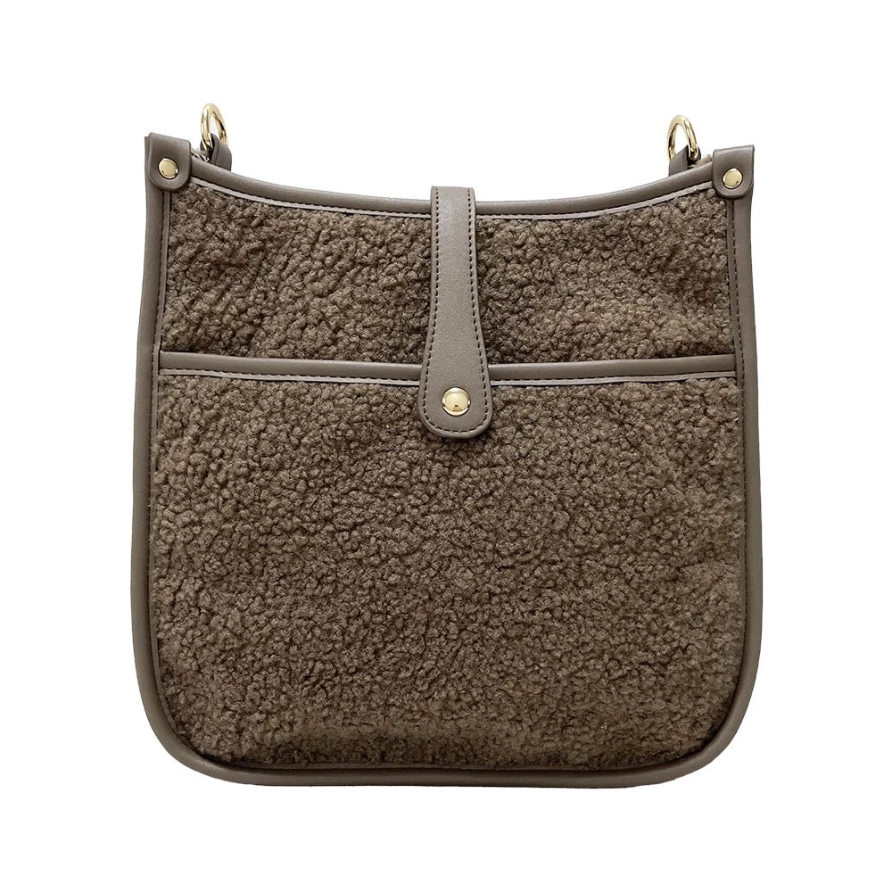 Sherpa Crossbody Bag - Assorted Colors