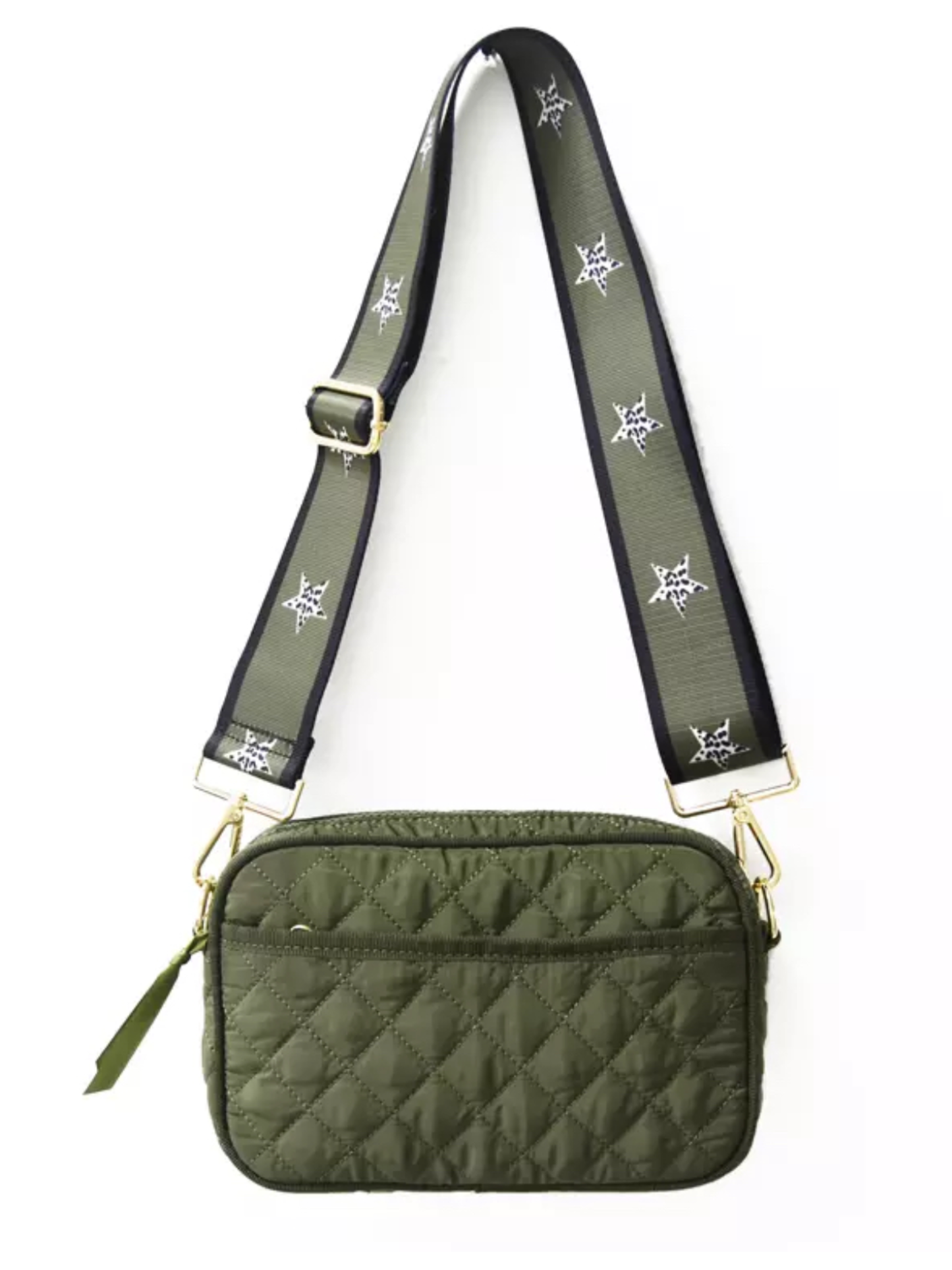 Rhombus Quilted Crossbody - Assorted Colors