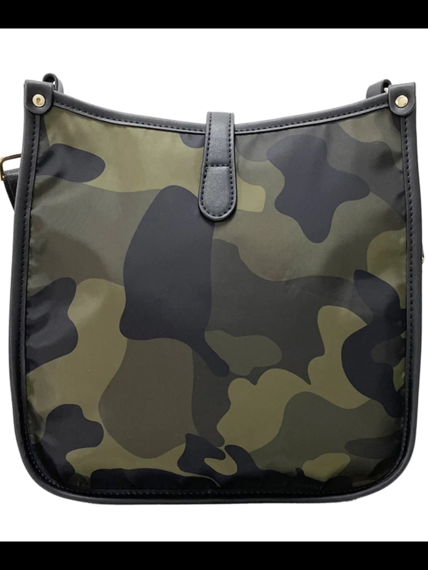 Army Camo Nylon Crossbody Messenger Bag