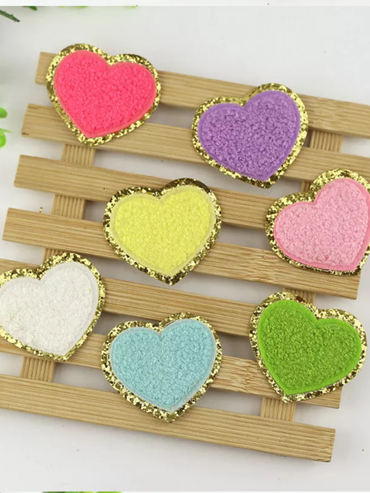 Heart Self Adhesive Patch- Assorted Colors