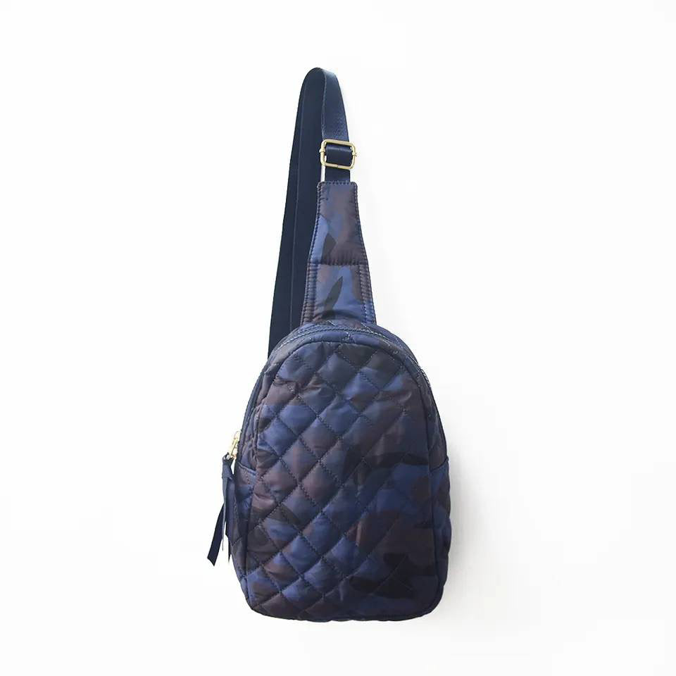 Quilted Sling/ Chest Bag - Assorted Colors