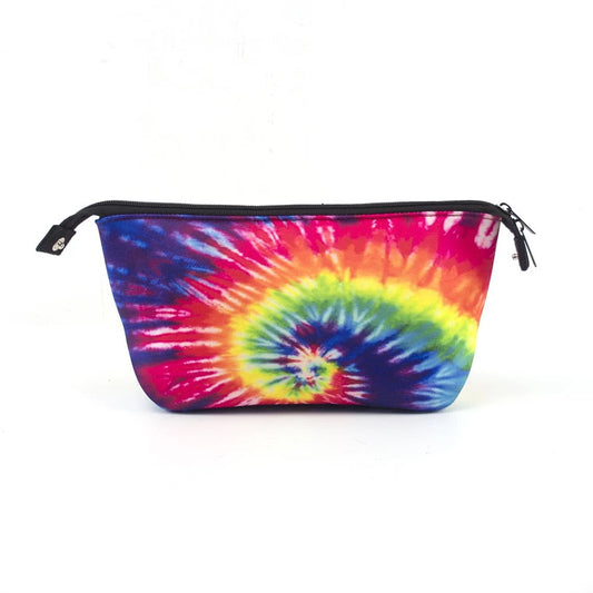 Rainbow Tiedye Neoprene Cosmetic/Wallet/Purse Neoprene Bag 🌈