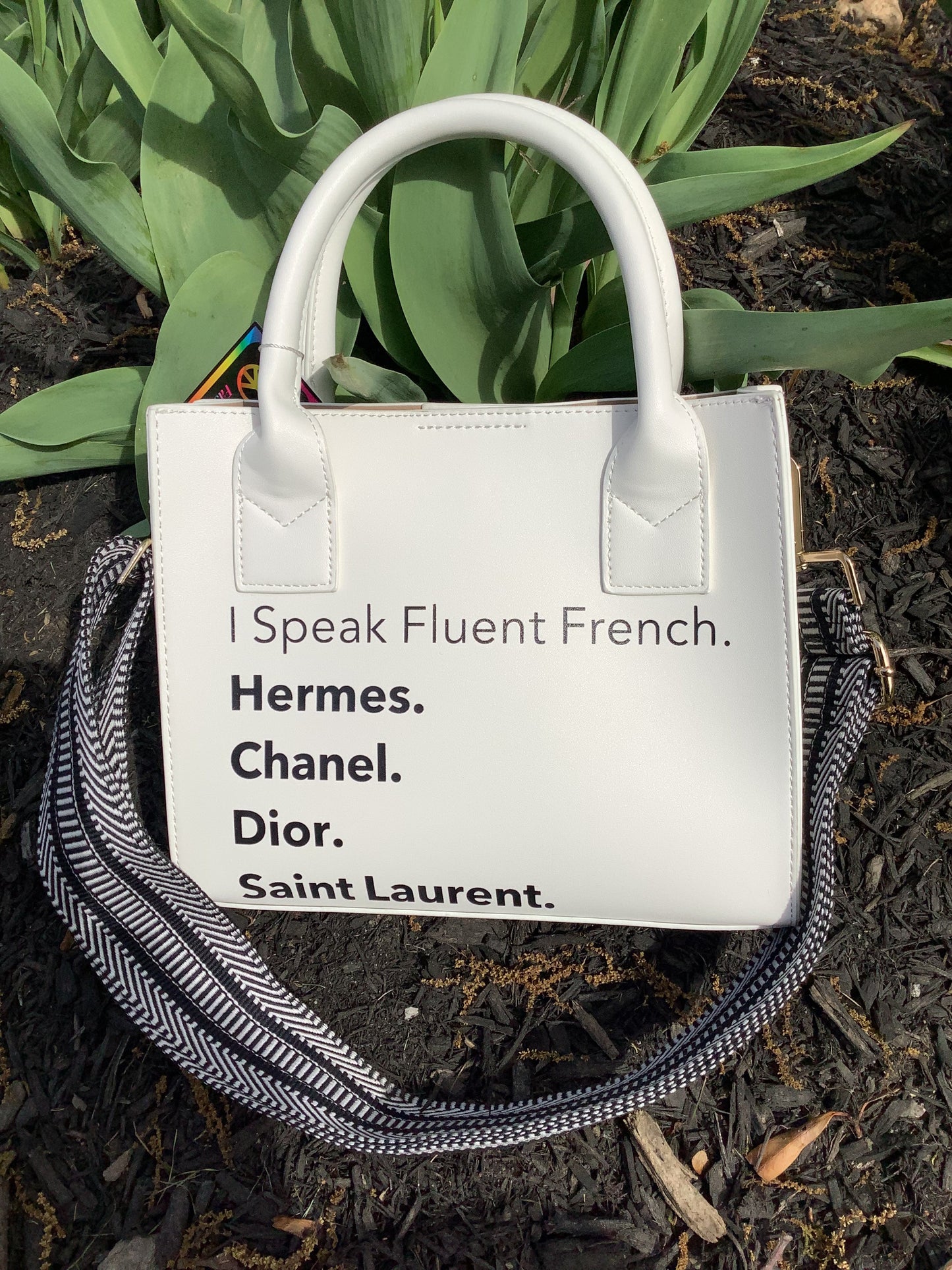 I Speak Fluid French Mini Tote - Assorted Colors