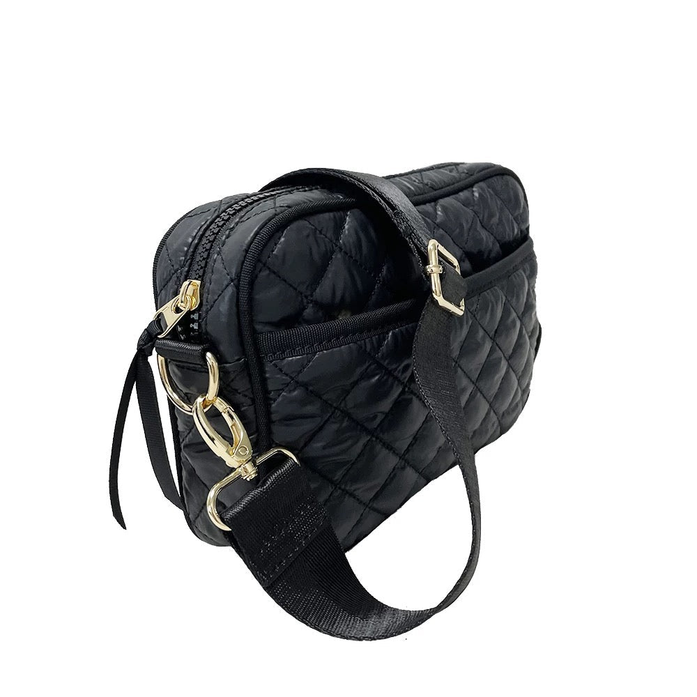 Rhombus Quilted Crossbody - Assorted Colors