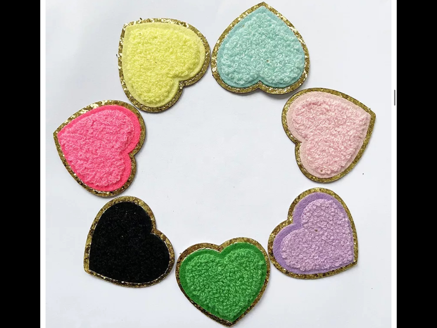 Heart Self Adhesive Patch- Assorted Colors