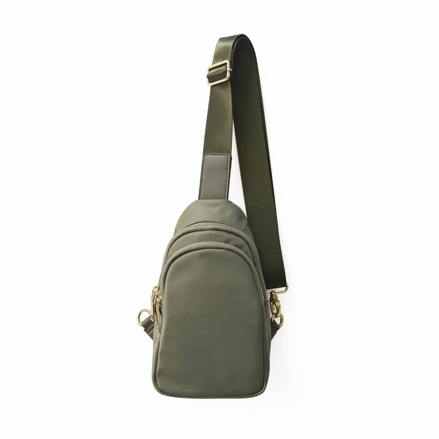 Nylon Sling/Chest Bag - Black, Olive or Ivory