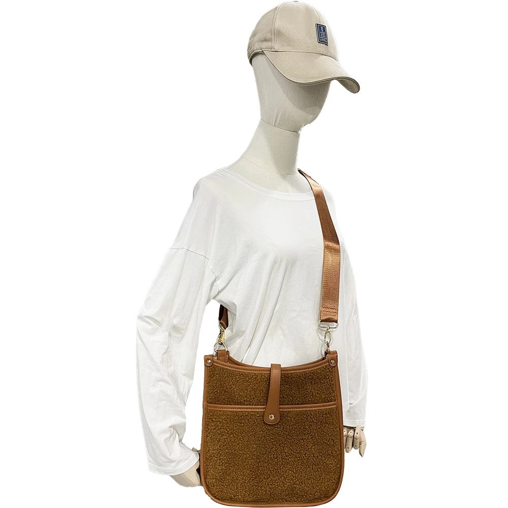 Sherpa Crossbody Bag - Assorted Colors