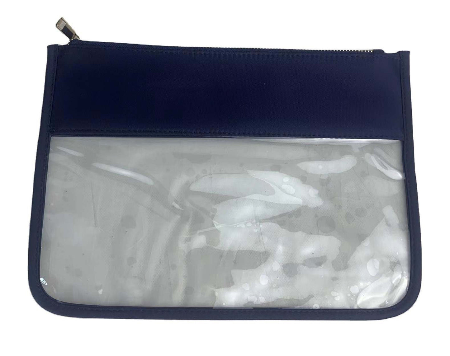 Clear Pouch With Zipper Top - Assorted Colors