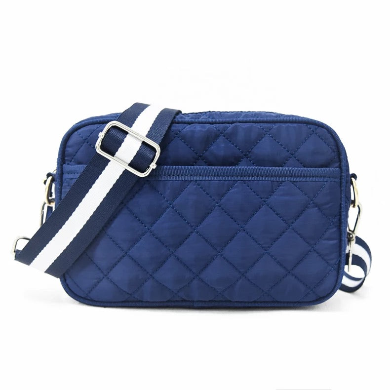 Rhombus Quilted Crossbody - Assorted Colors