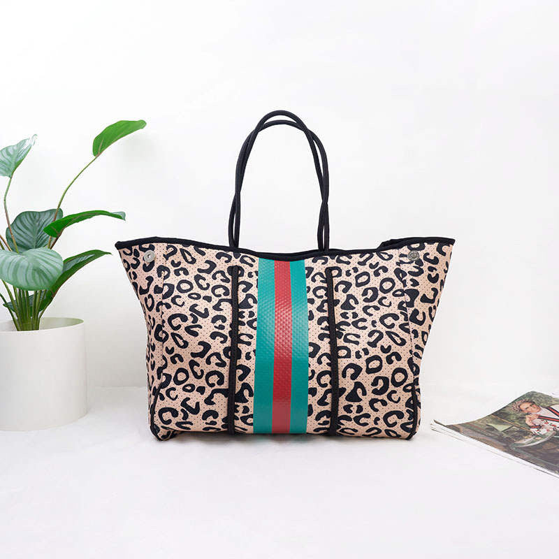 Leopard on sale neoprene bag