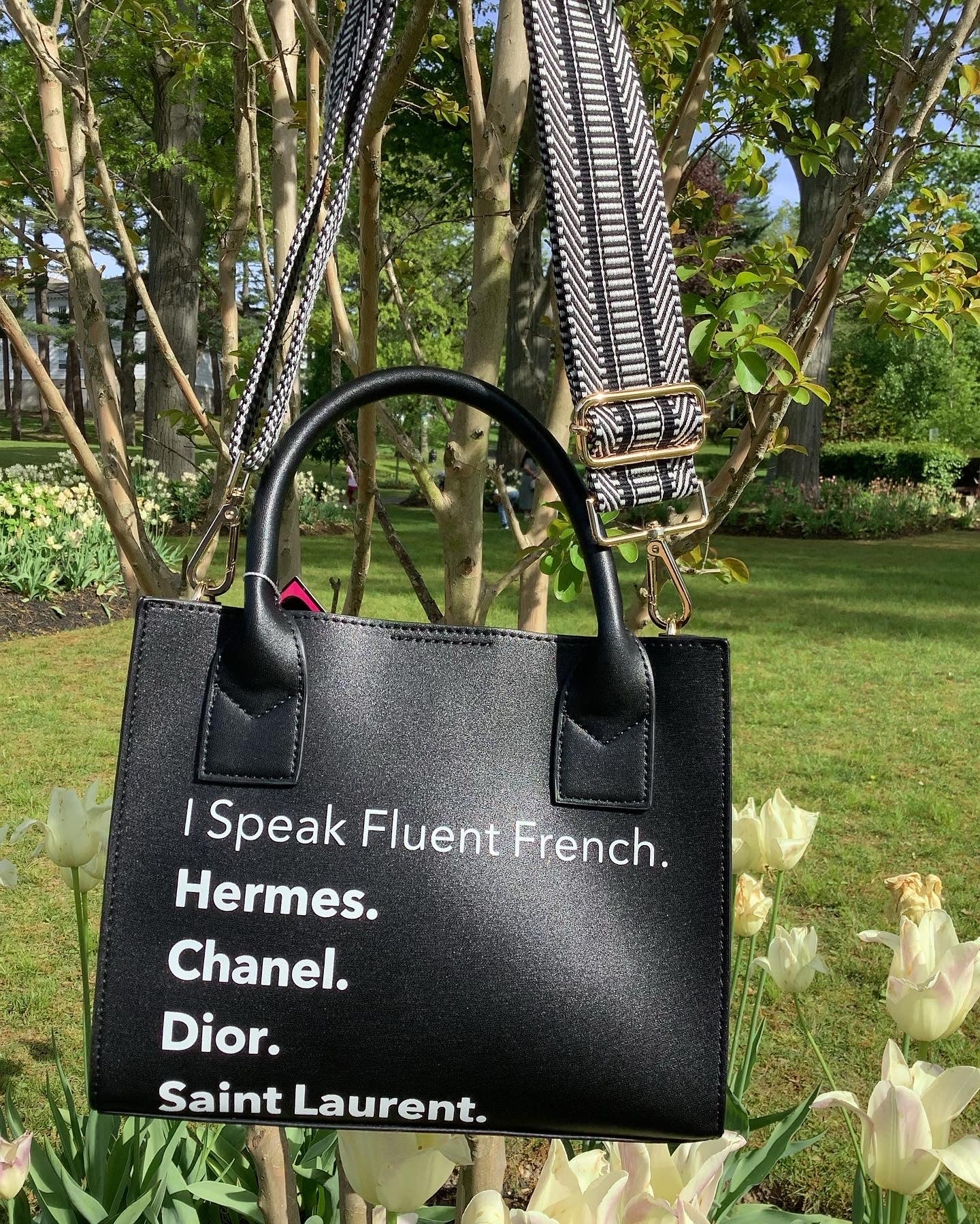 I Speak Fluid French Mini Tote - Assorted Colors