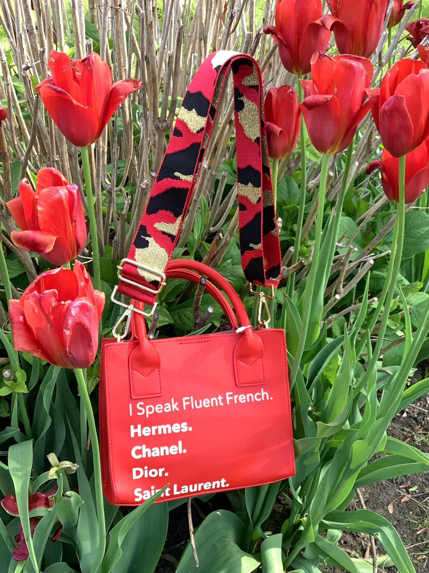 I Speak Fluid French Mini Tote - Assorted Colors