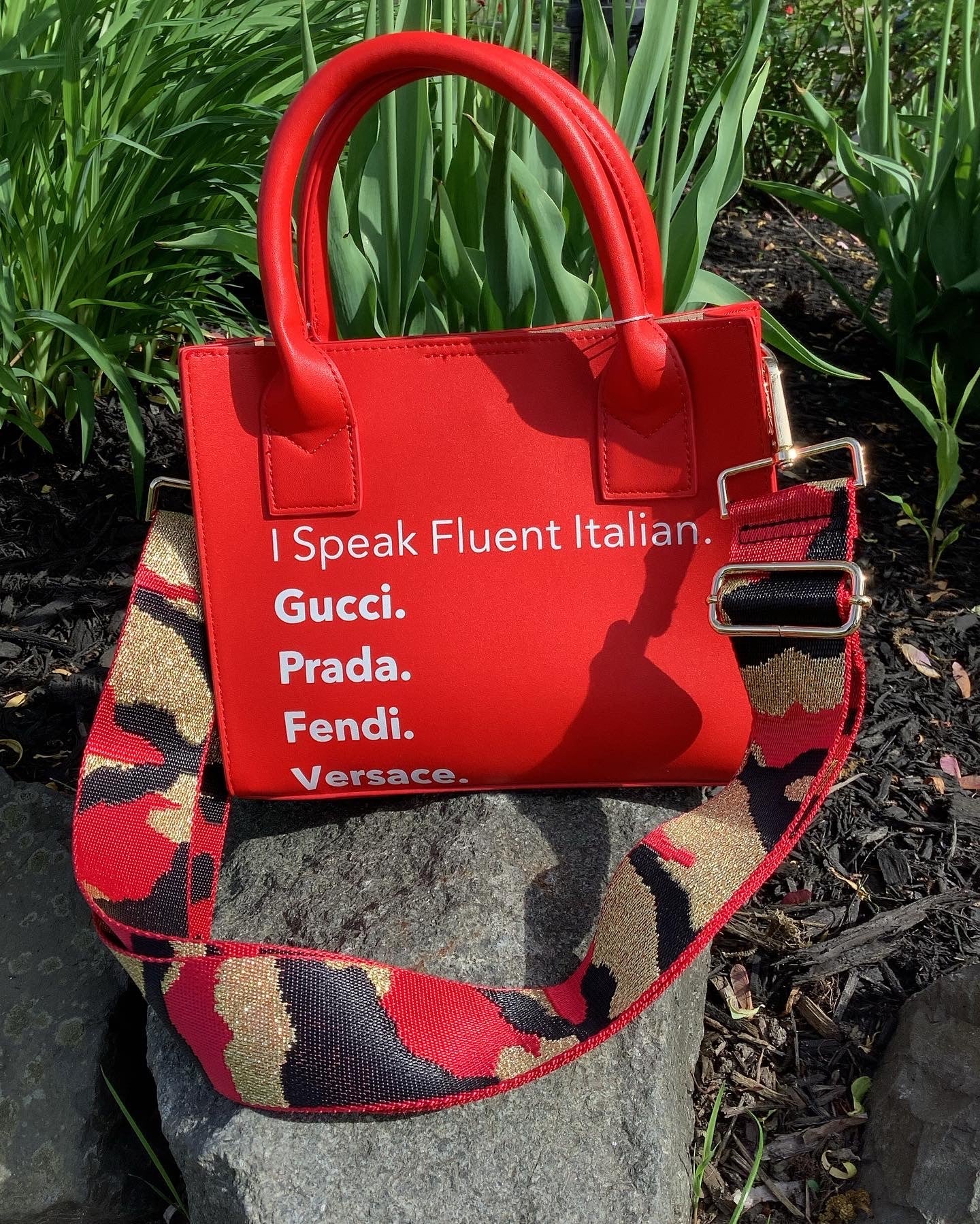 I Speak Fluid Italian Mini Tote - Assorted Colors