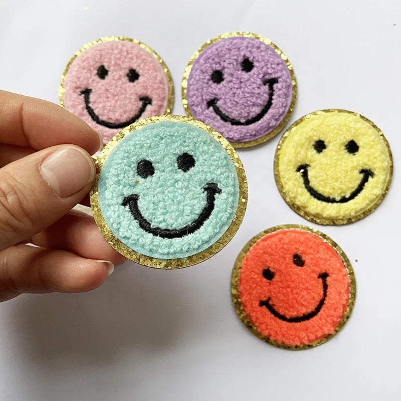 Smiley Face Self Adhesive Patch- Assorted Colors