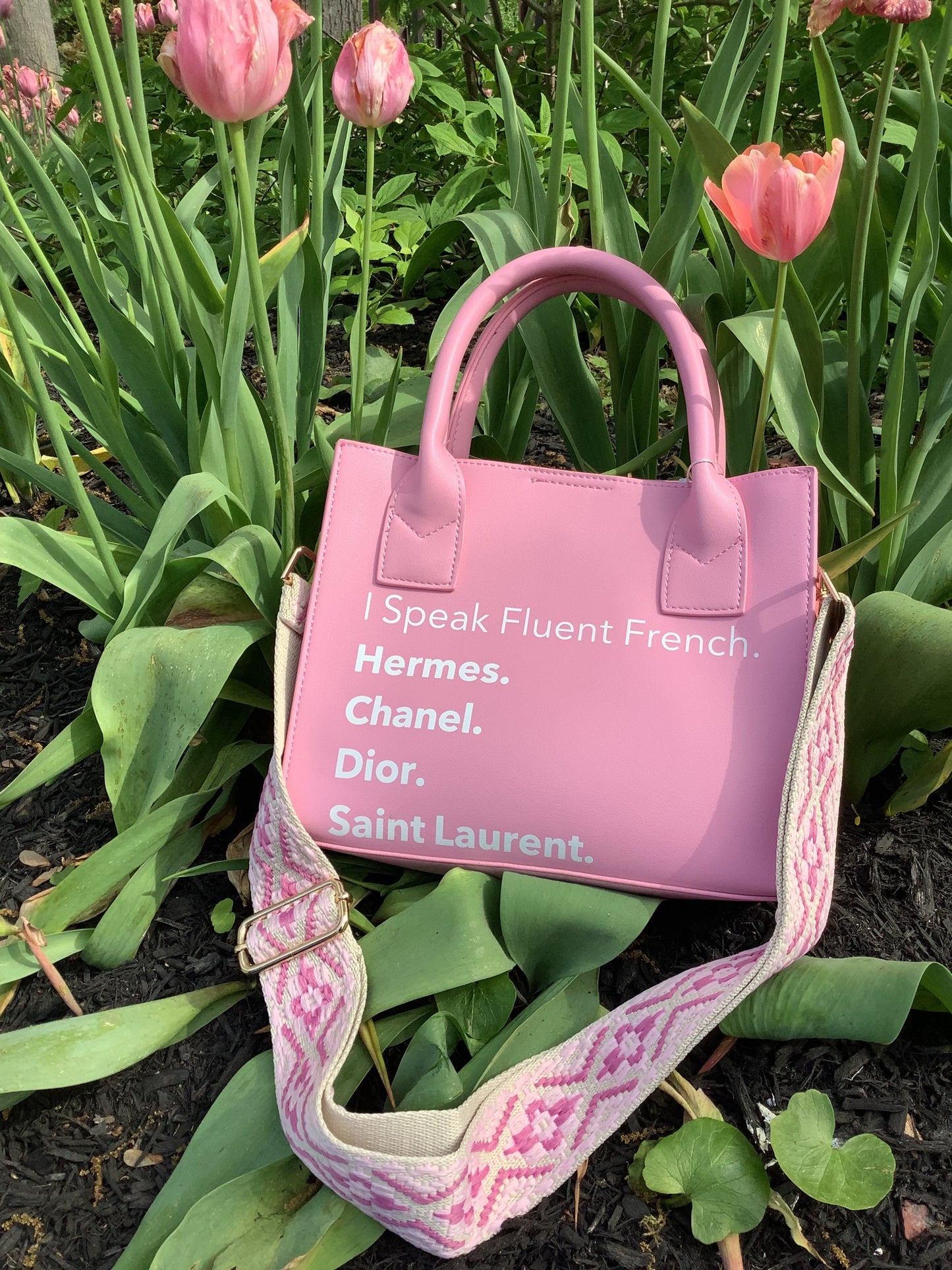 I Speak Fluid French Mini Tote - Assorted Colors