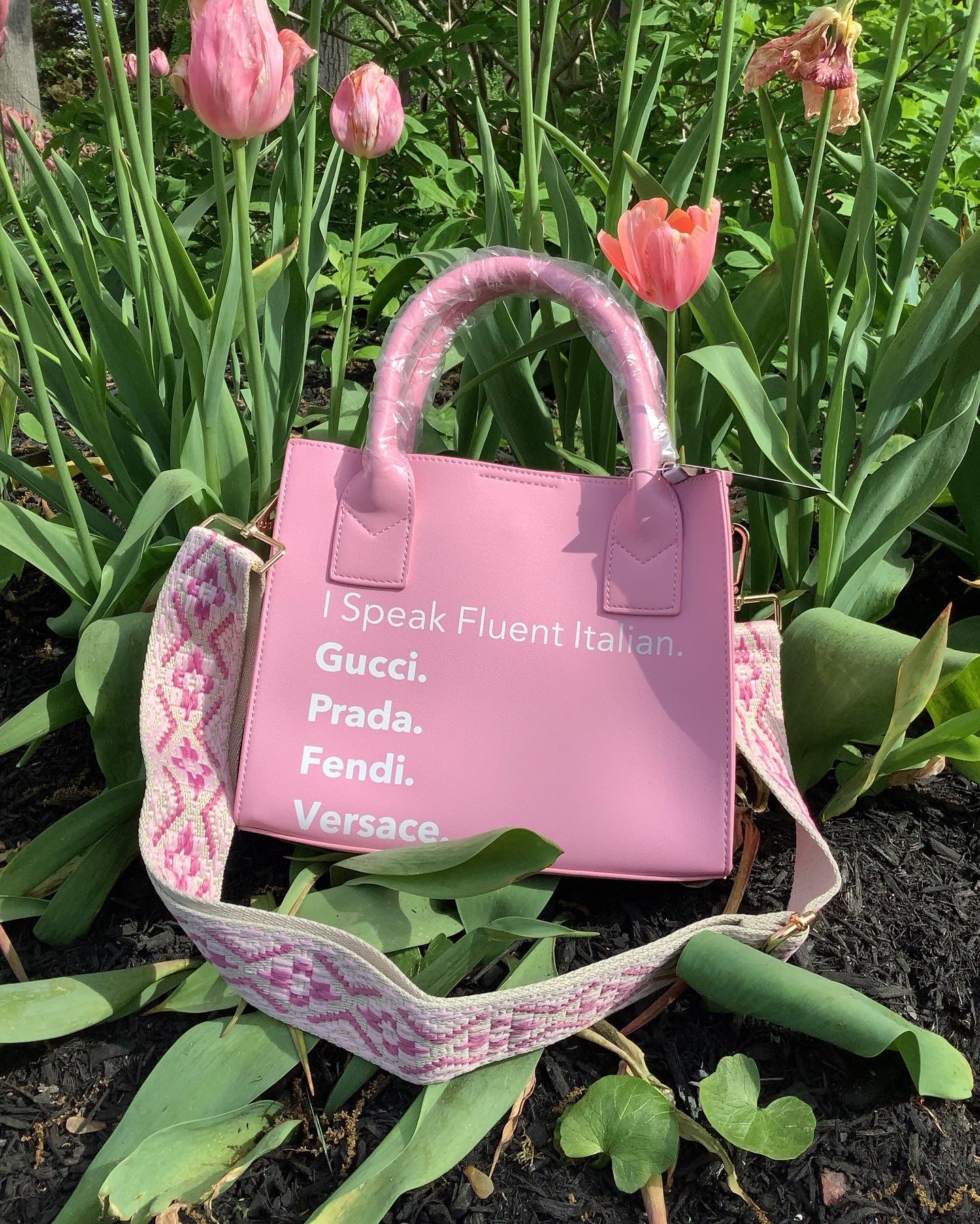 I Speak Fluid Italian Mini Tote - Assorted Colors