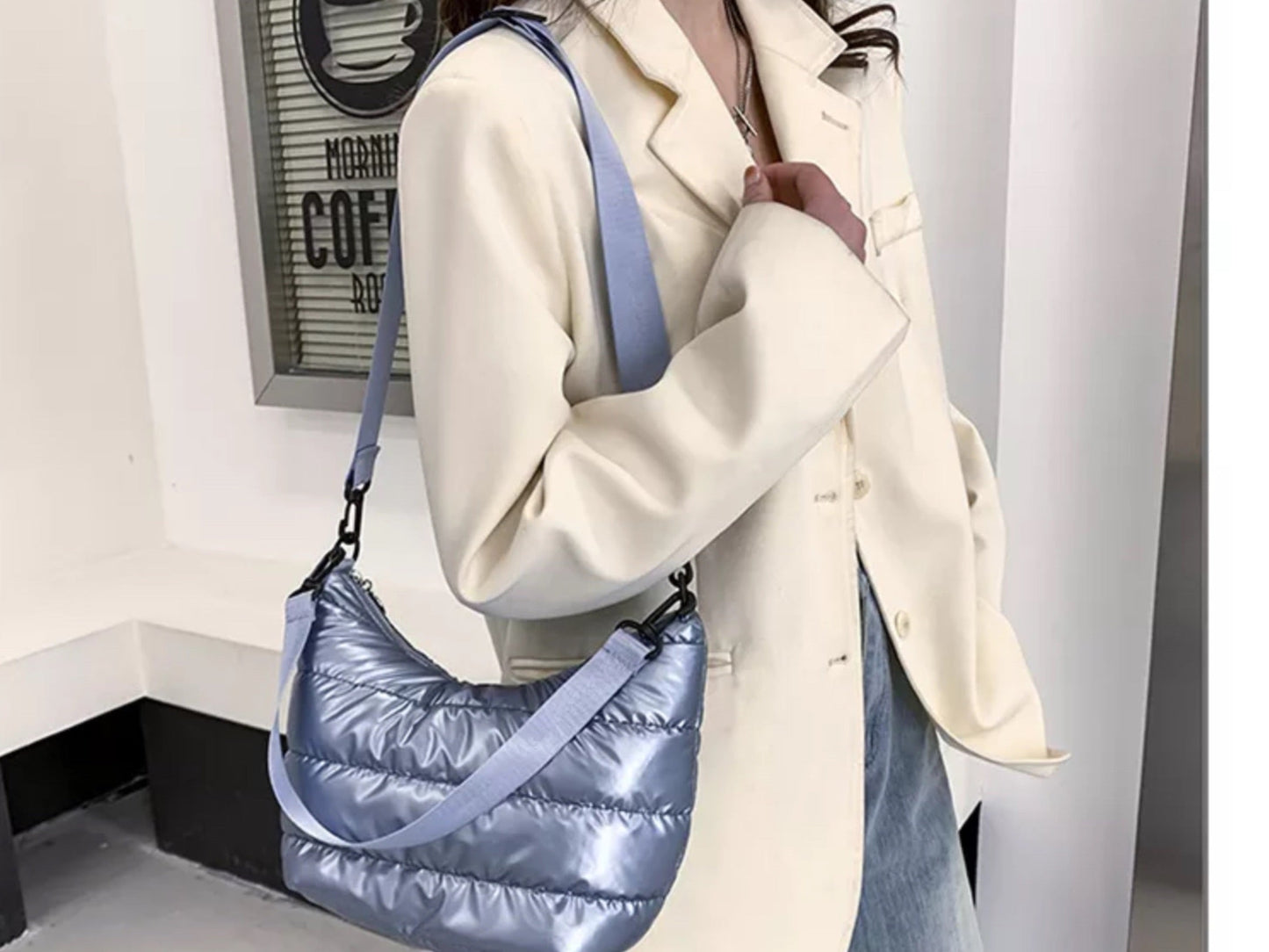 Puffer Metallic Crossbody - Assorted Colors