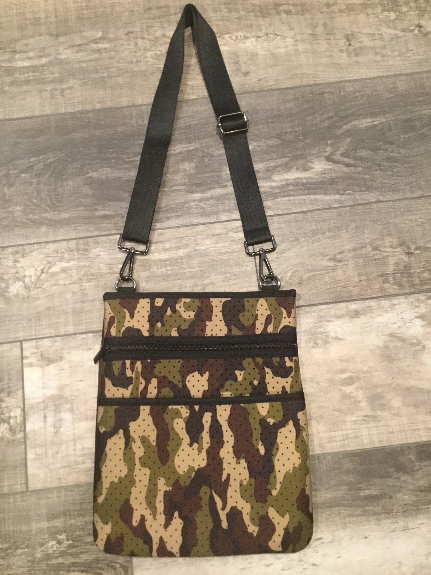 Camouflage Neoprene Crossbody