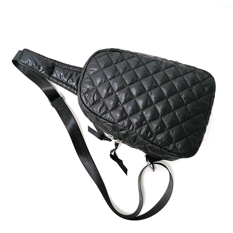 Quilted Sling/ Chest Bag - Assorted Colors