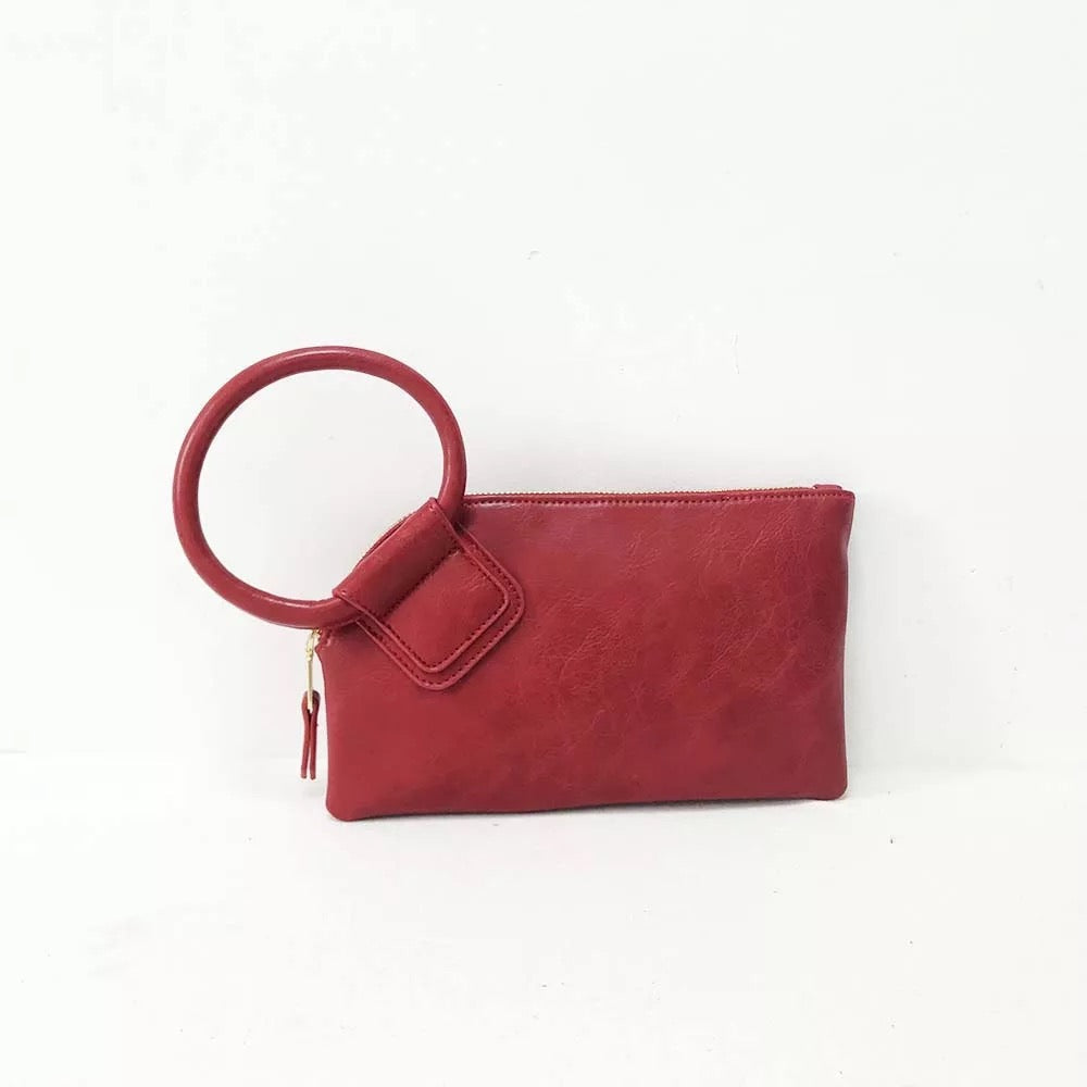 Vegan Leather Clutch - Assorted Colors