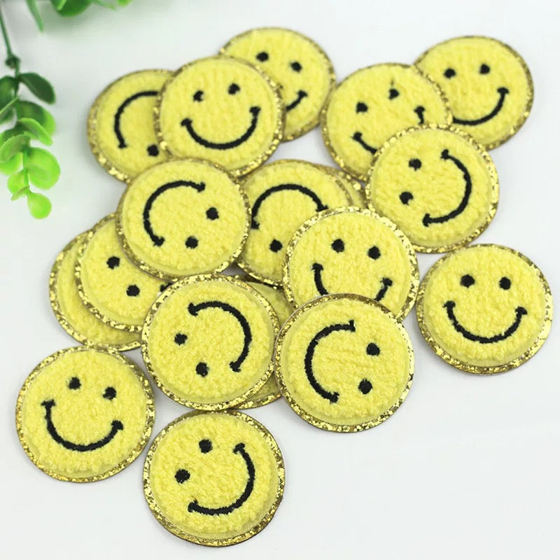 Smiley Face Self-Adhesive Patches