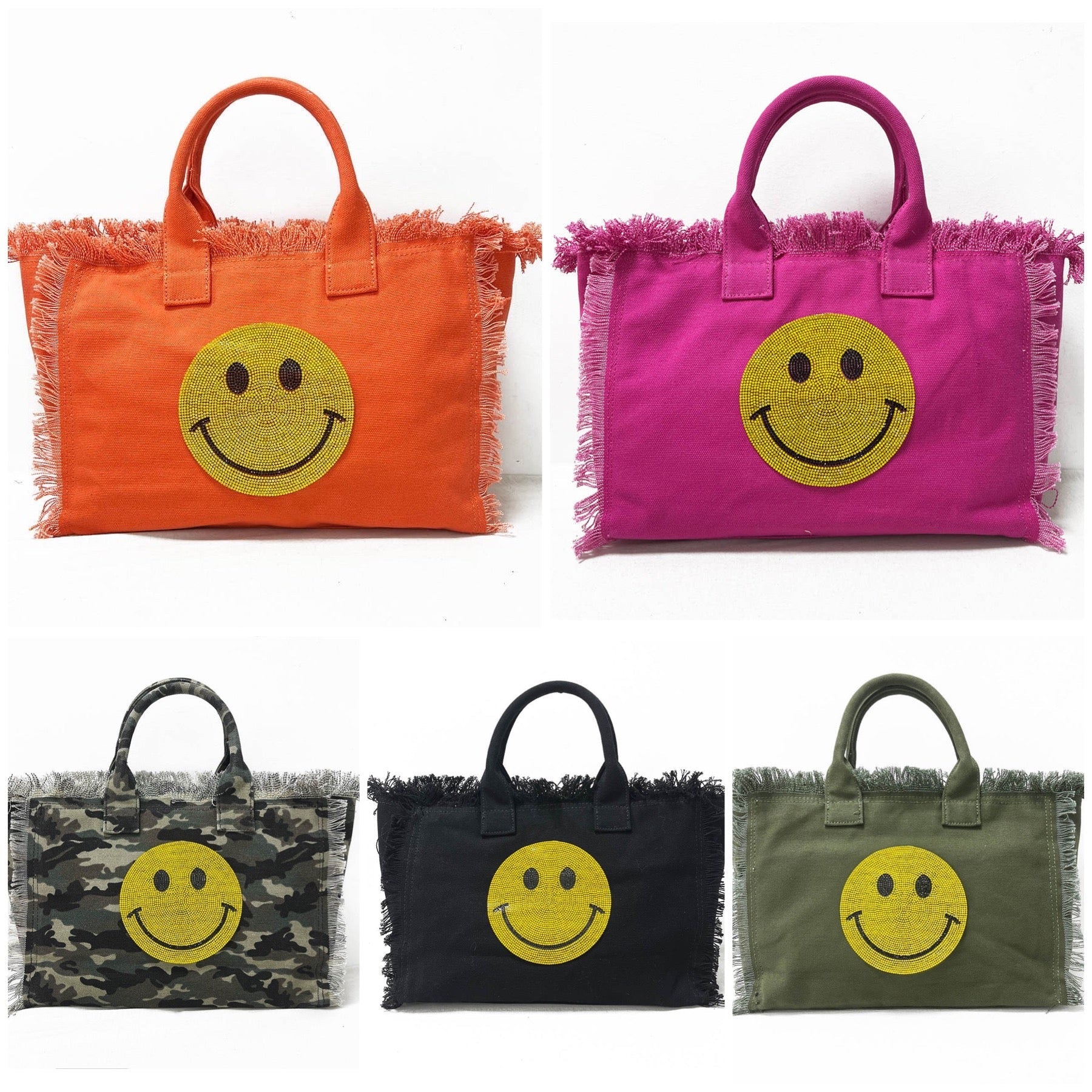 Smiley Face Shopping Bags, 12.5 microns, 11.5