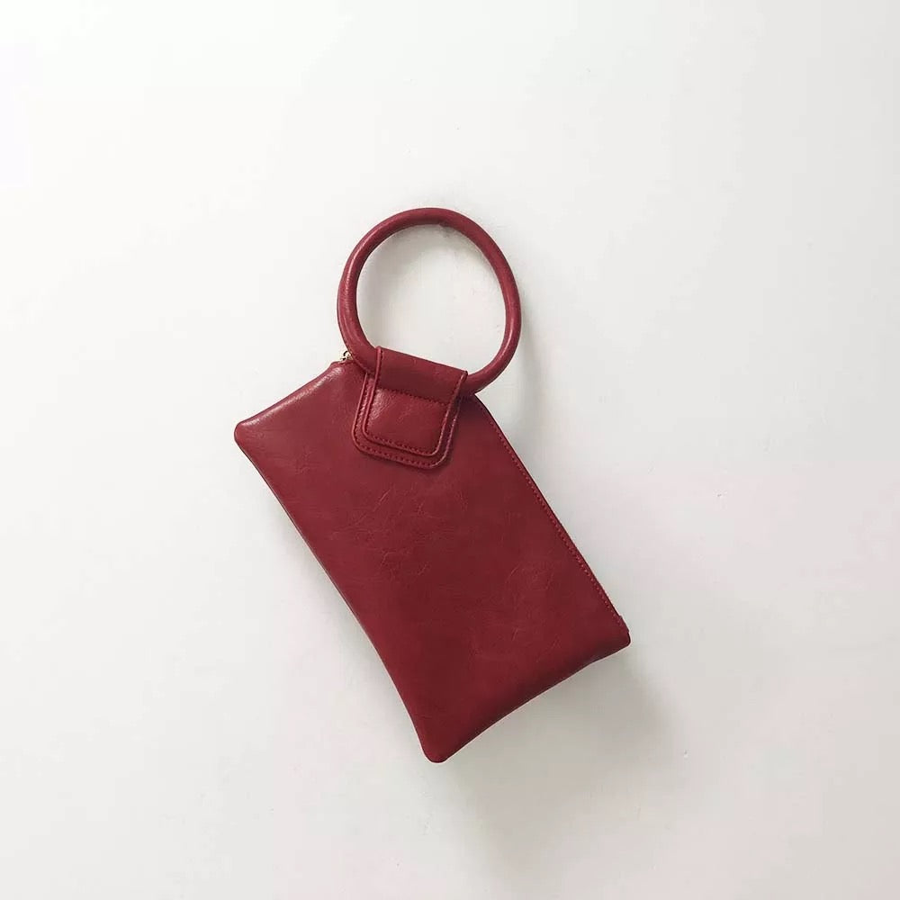 Vegan Leather Clutch - Assorted Colors