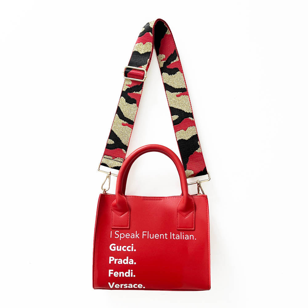 I Speak Fluid Italian Mini Tote - Assorted Colors