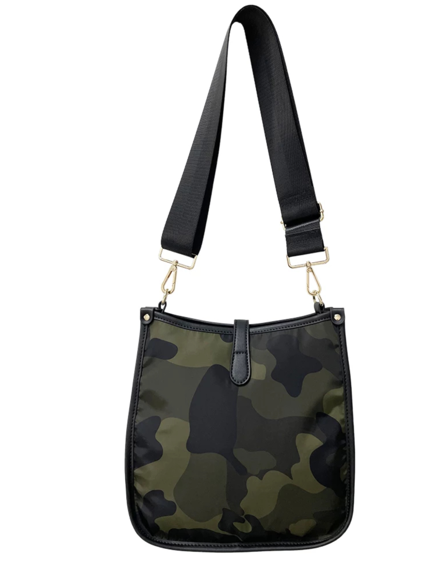 Army Camo Nylon Crossbody Messenger Bag