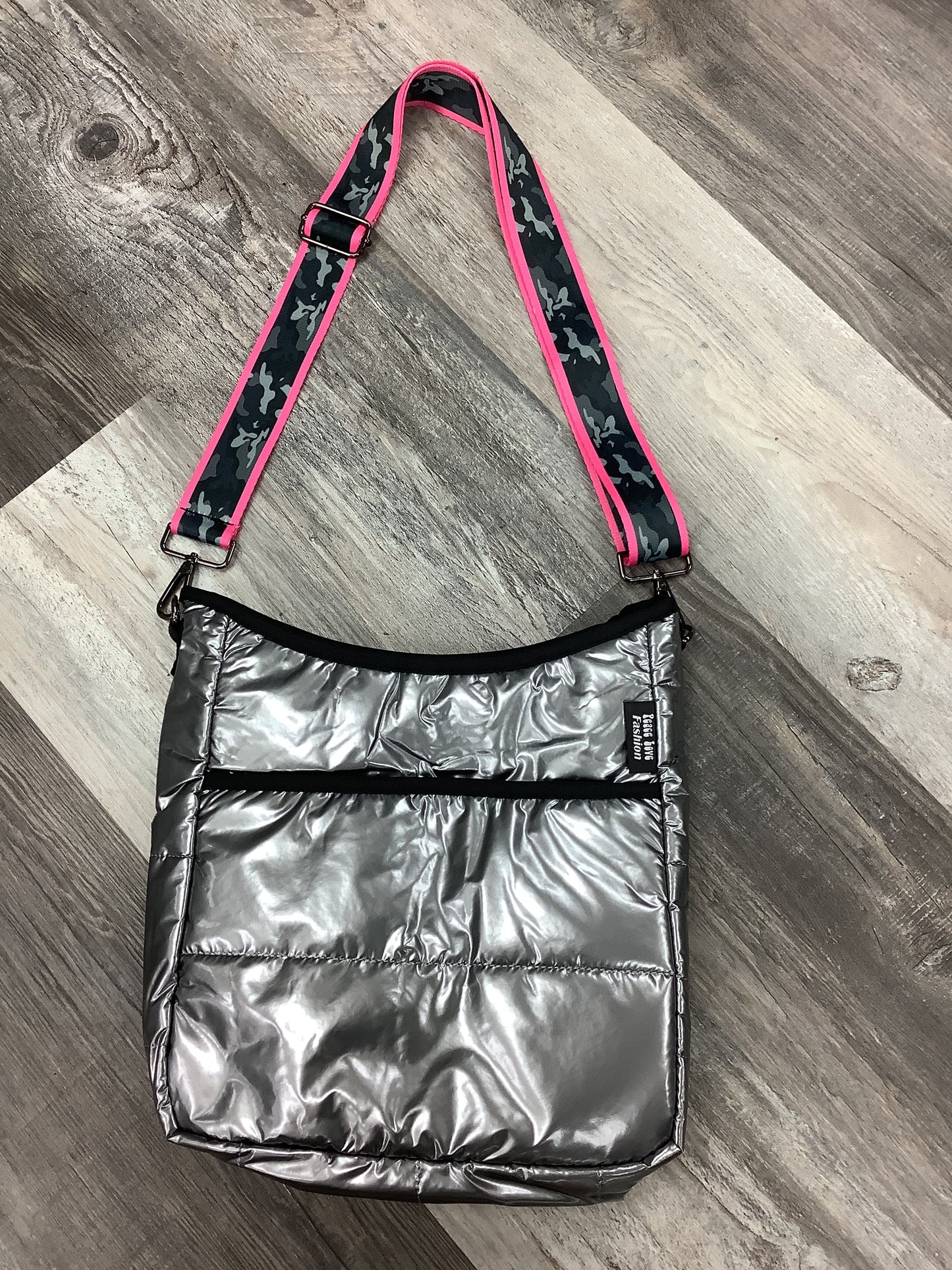 Shiny Puffer Crossbody - Assorted Colors