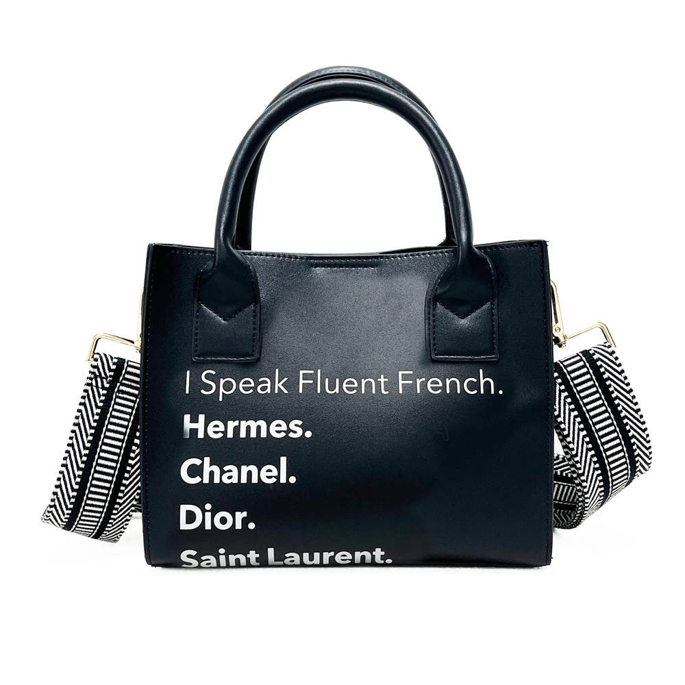 I Speak Fluid French Mini Tote - Assorted Colors