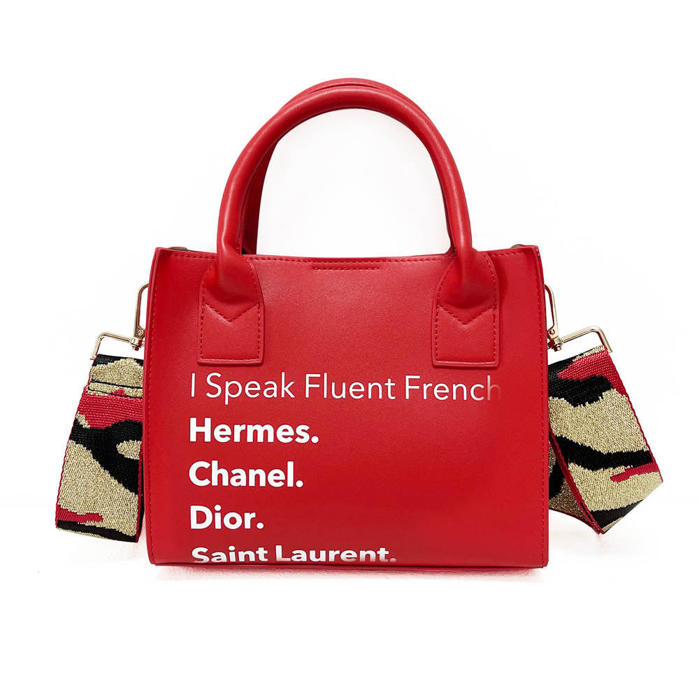 I Speak Fluid French Mini Tote - Assorted Colors