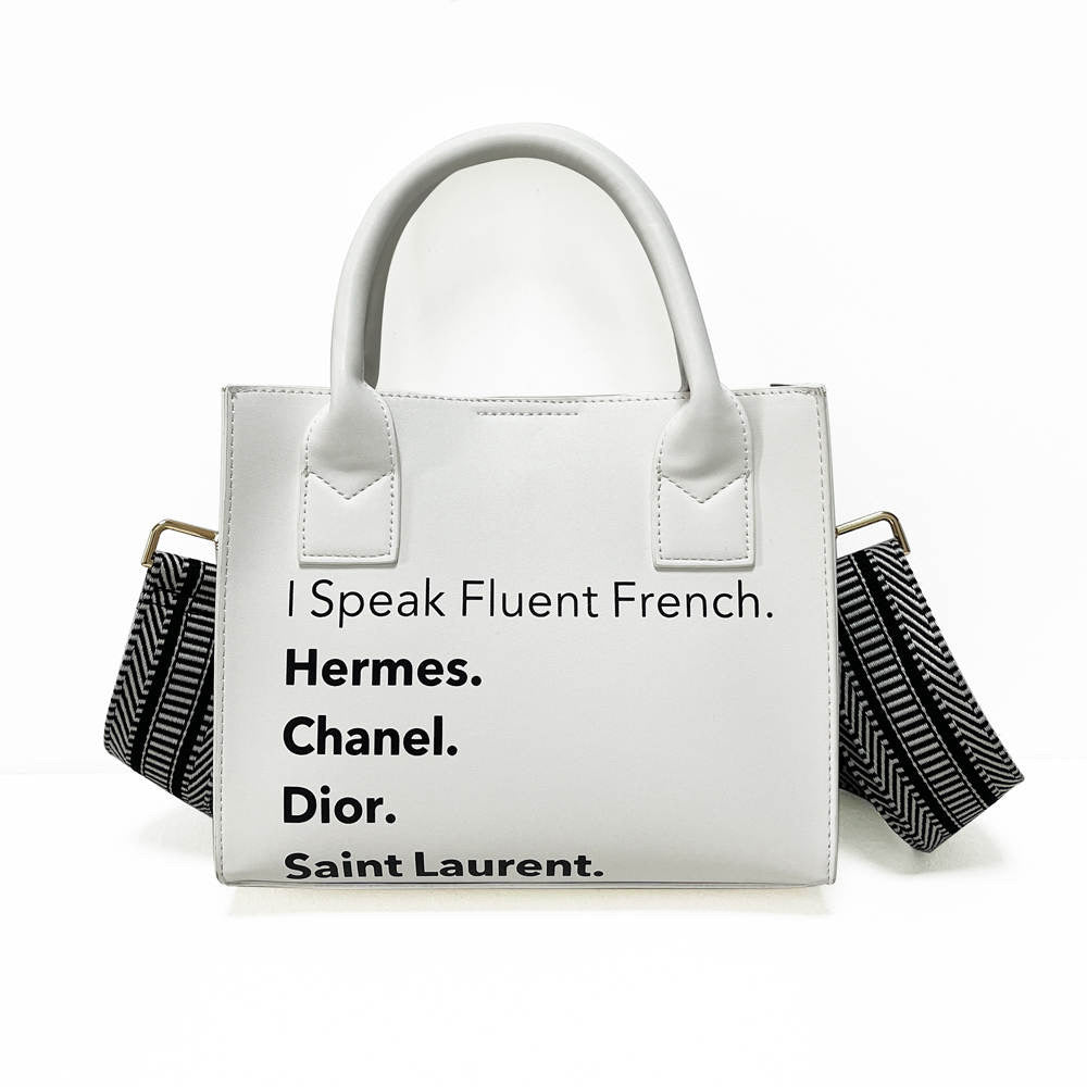 I Speak Fluid French Mini Tote - Assorted Colors