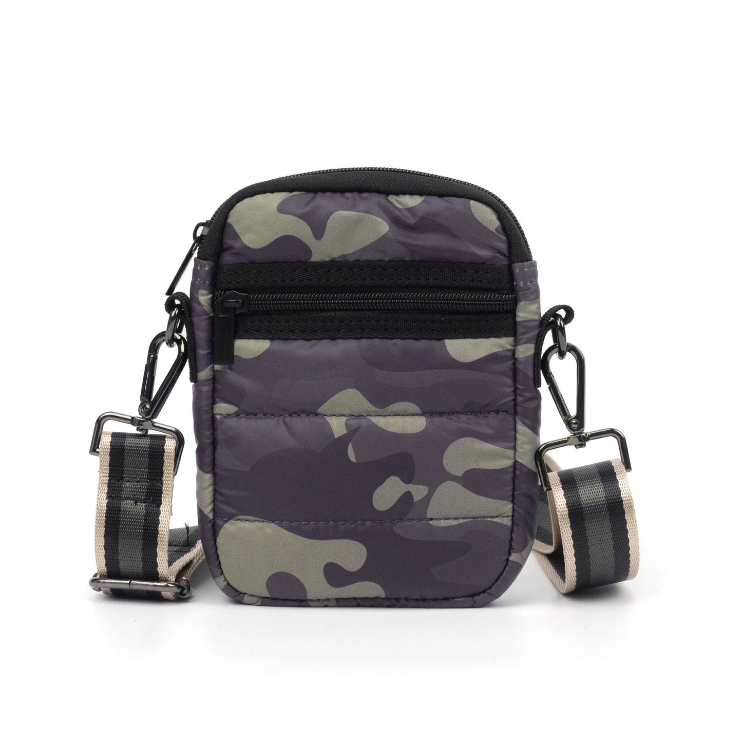 Camouflage Puffer Cell Phone Bag