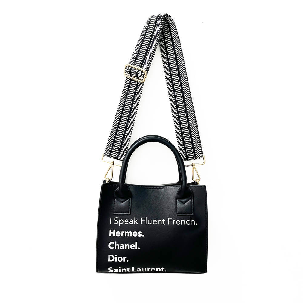 I Speak Fluid French Mini Tote - Assorted Colors