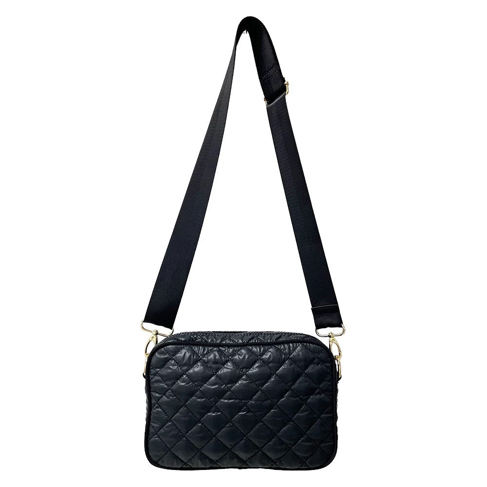 Rhombus Quilted Crossbody - Assorted Colors