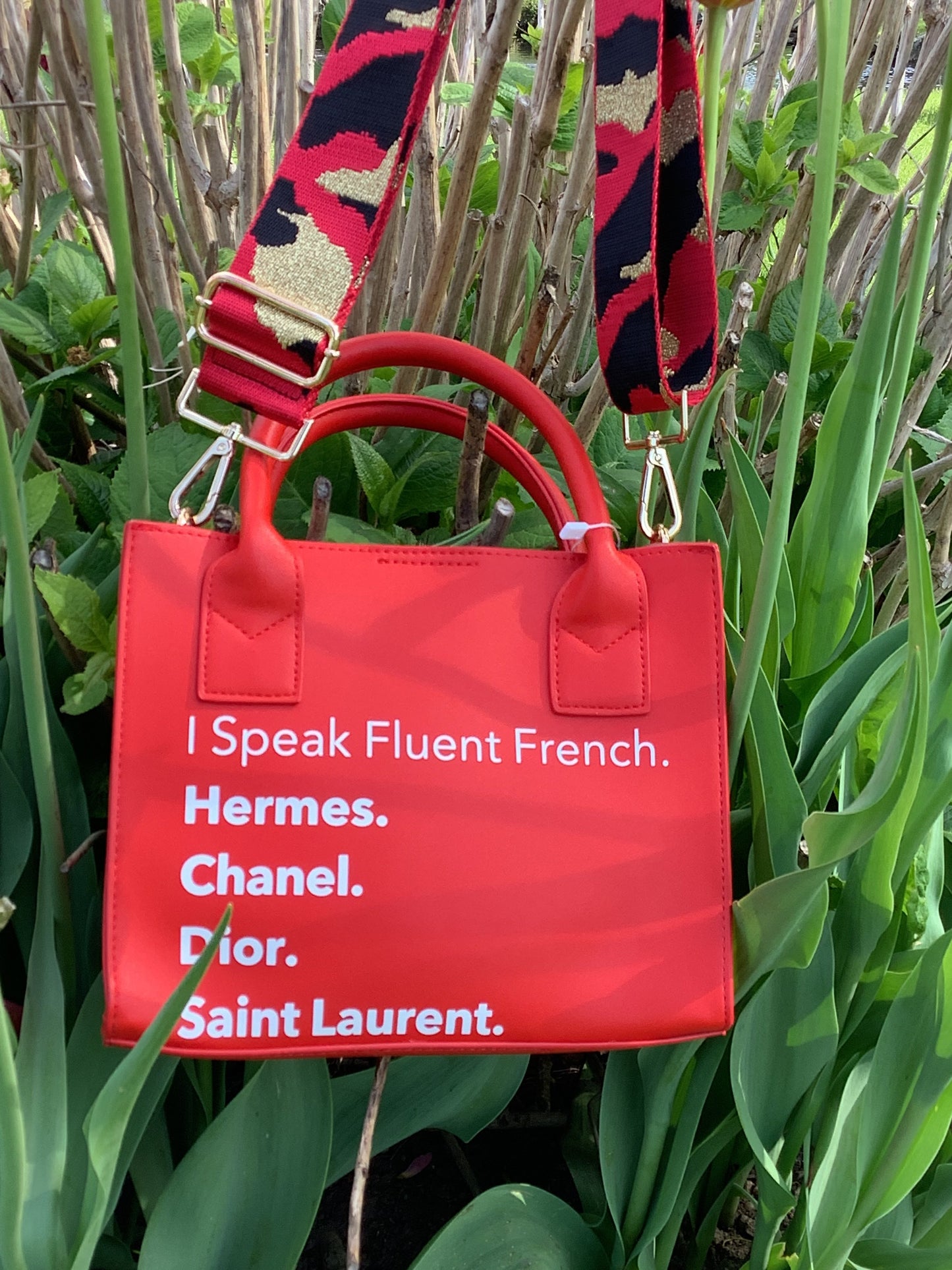 I Speak Fluid French Mini Tote - Assorted Colors